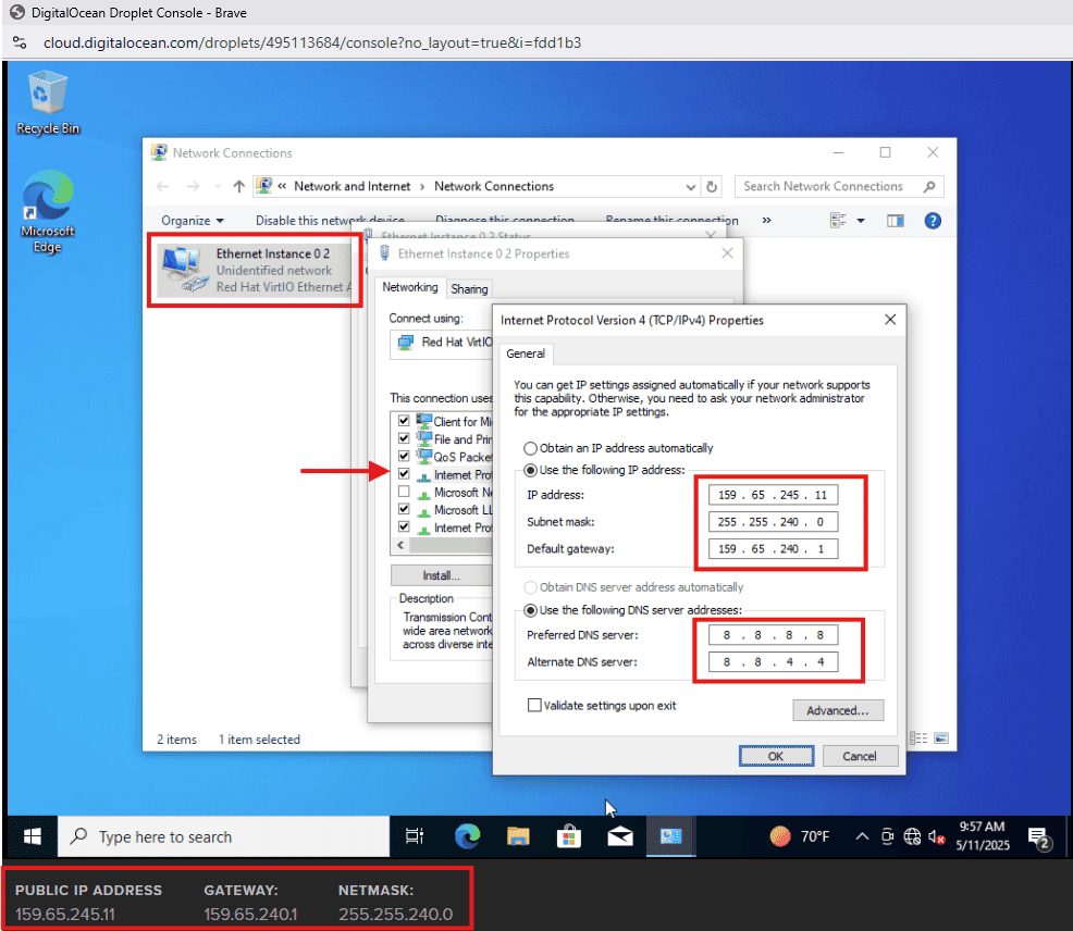 configure ip
